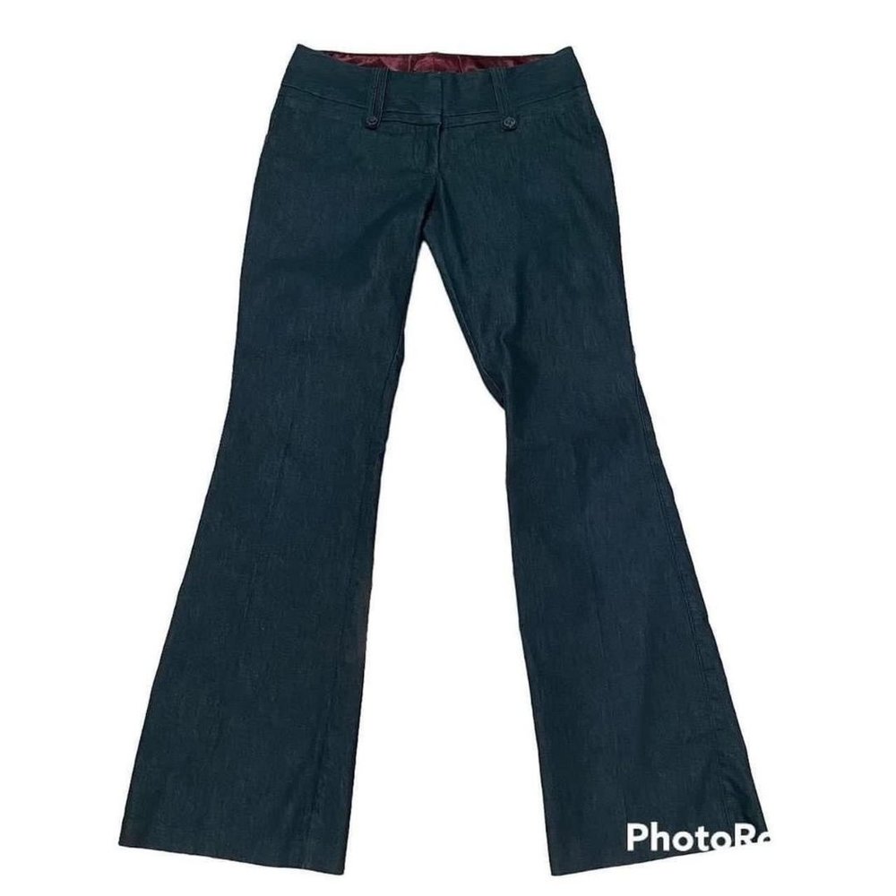 Stooshy Flare Pants with a Red Satin Interior
